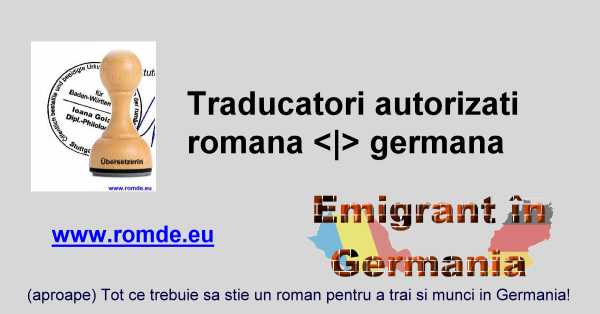 Traducatori autorizati in Germania